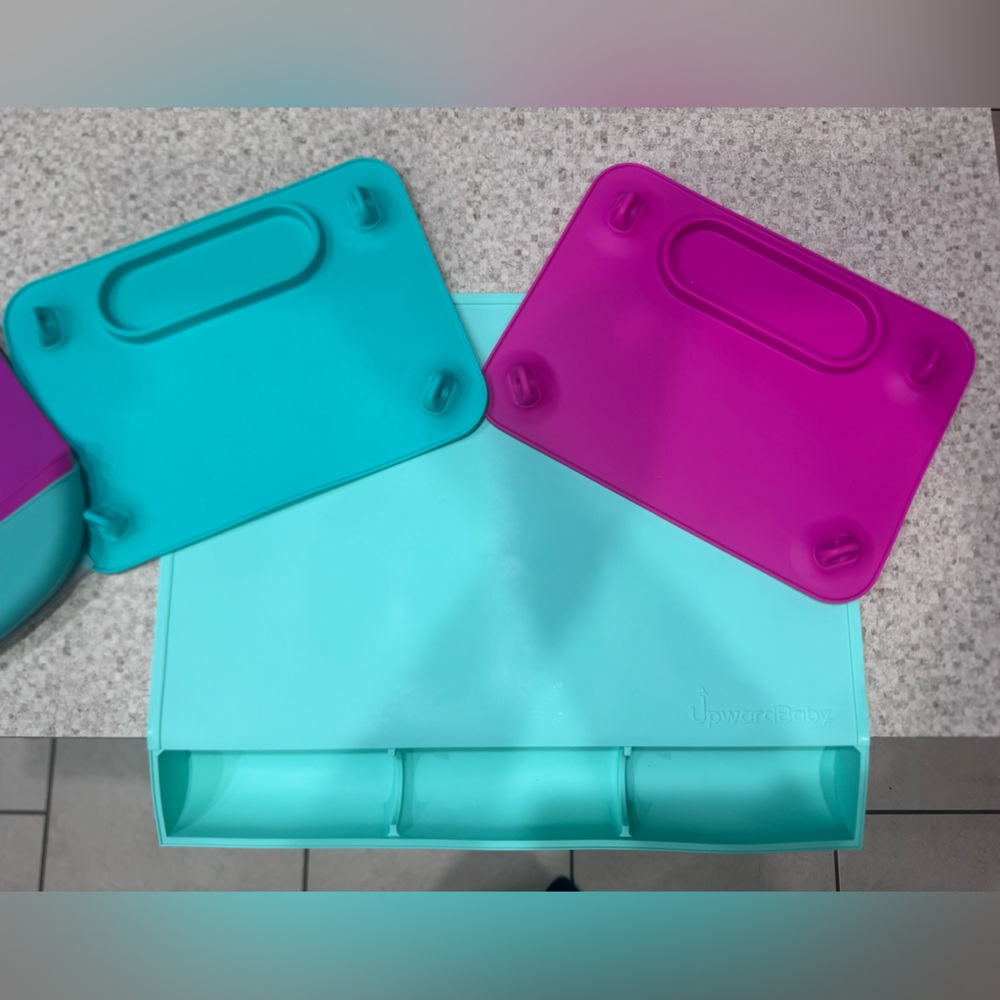 Aqua and Purple Storage Organizer